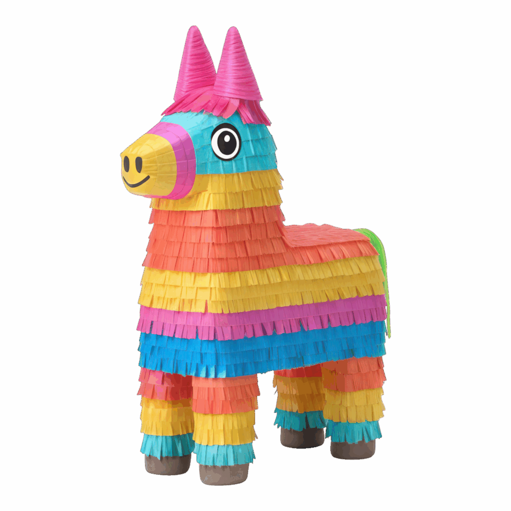 Colourful pinata